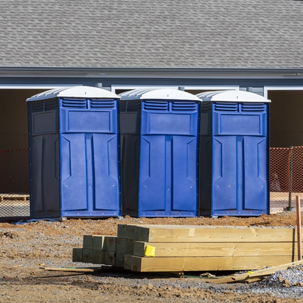 are there any restrictions on what items can be disposed of in the porta potties in DeCordova TX